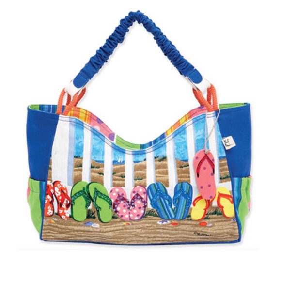 Artist Paul Brent Flip Flop Tote - Picture 1 of 16